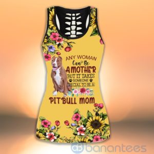Pitbull Flowers Tank Top Legging Set Outfit Product Photo