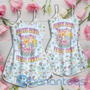 Psychedelic Happy Mushrooms Rompers For Women Product Photo
