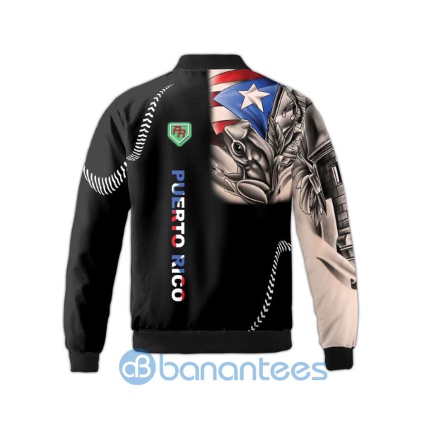Puerto Rico Team Coqui Fleece Bomber Jacket Product Photo