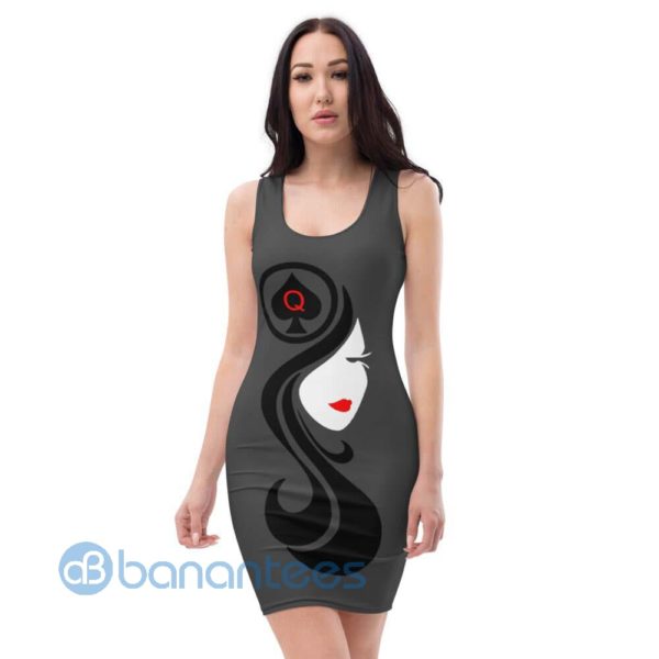 Queen Of Spades QOS Adult Hot Wife Lifestyle Fitted Racerback Dress Product Photo