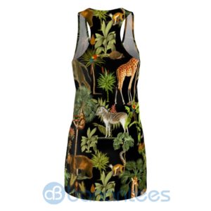 Rainforest And Wildlife Full Printed Racerback Dress For Women Product Photo