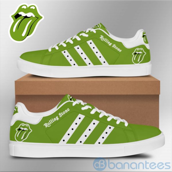 Rolling Stones Green Low Top Skate Shoes Product Photo