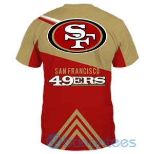 San Francisco 49ers Vintage Short Sleeve 3D T Shirt Gift Product Photo
