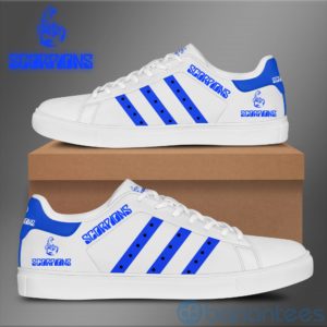 Scorpions Royal Striped White Low Top Skate Shoes Product Photo