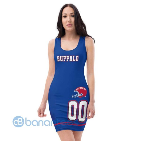 Superfan Sports Themed Home Team Buffalo Racerback Dress Product Photo