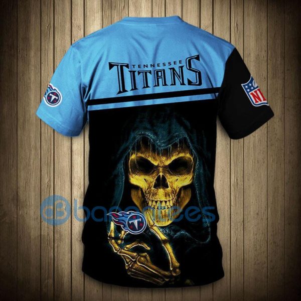 Tennessee Titans Hand Skull Full Printed 3D T Shirt Product Photo