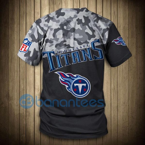 Tennessee Titans Military Full Printed 3D T Shirt Product Photo