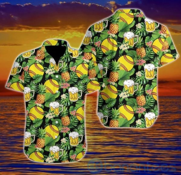Tennis beer hawaiian shirt