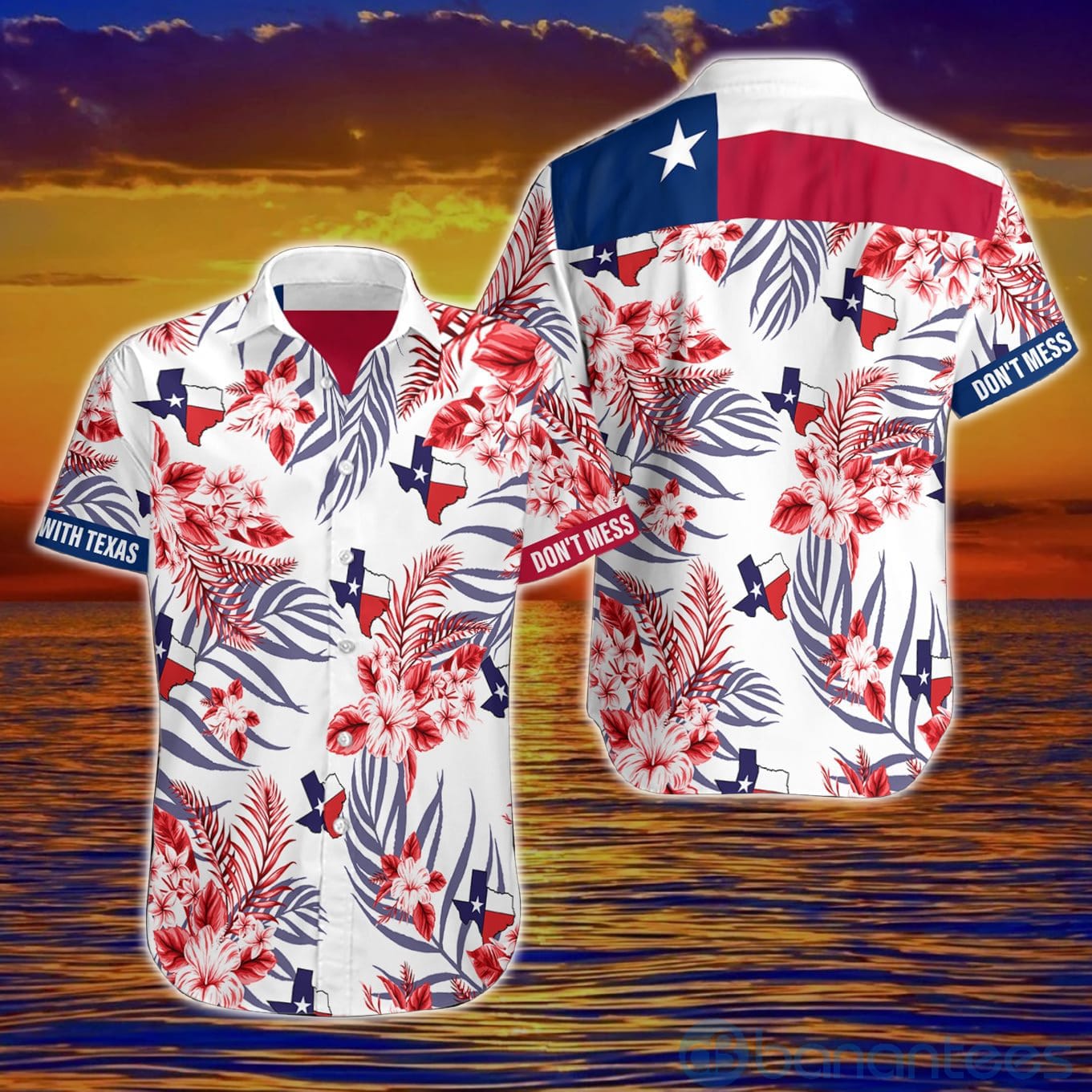 Texas Summer Tropical Hawaiian Shirt