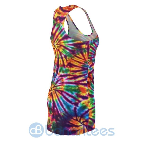 Tie Dye Full Printed Racerback Dress For Women Product Photo