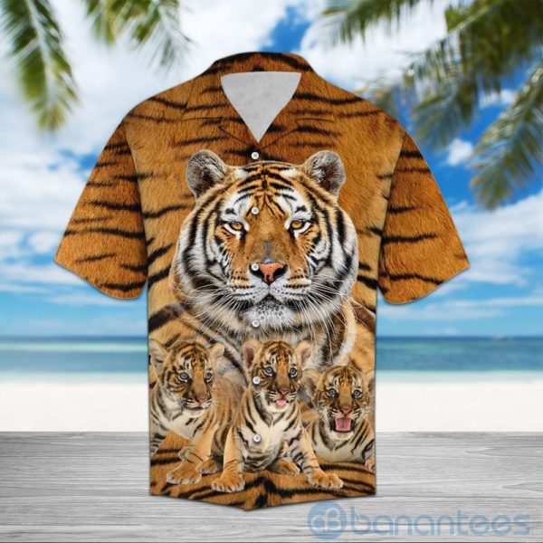 Tiger Tropical Hawaiian Shirt Product Photo