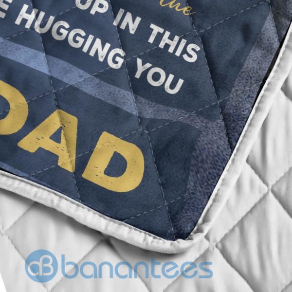 To My Daughter Love Your Dad Butterfly Blanket Quilt Product Photo
