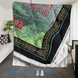 To My Grandson From Granddma Eagle Quilt Blanket Quilt Product Photo