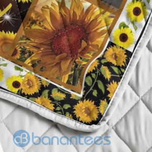 To My Mom Life Doesn't Come With A Manual Sunflower Quilt Blanket Product Photo