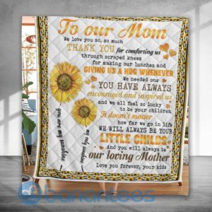 To Our Mom Sunflower Special Design Quilt Blanket Product Photo