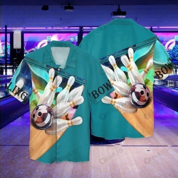 Unique Bowling Shirts Bowling For Life Hawaiian Shirt Summer Hawaiian Product Photo