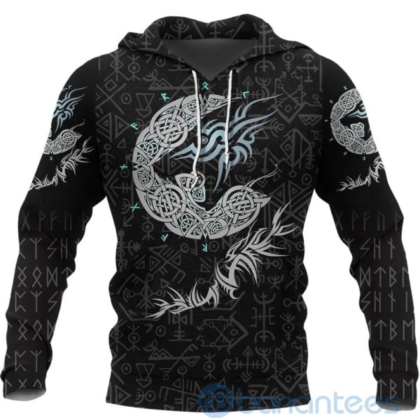 Viking Fenrir Wolf Moon All Over Printed 3D Hoodie Product Photo