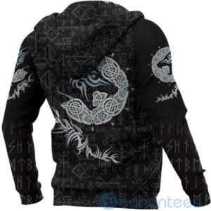 Viking Fenrir Wolf Moon All Over Printed 3D Hoodie Product Photo