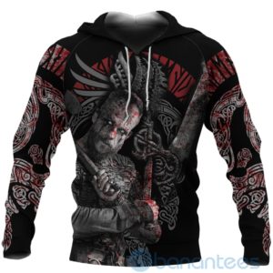Viking Floki Combatant All Over Printed 3D Hoodie Product Photo