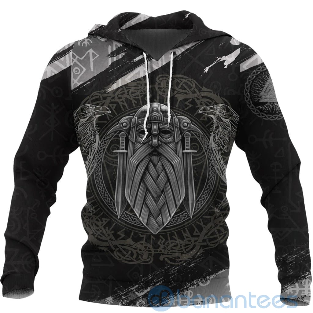 Viking Odin God Of Asgard All Over Printed 3D Hoodie
