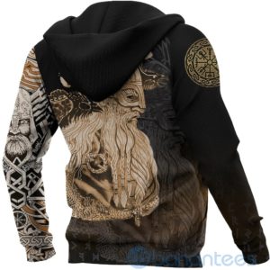 Viking Odin Raven Gold All Over Printed 3D Hoodie Product Photo