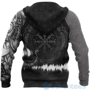 Viking Valkyrie Wolf All Over Printed 3D Hoodie Product Photo