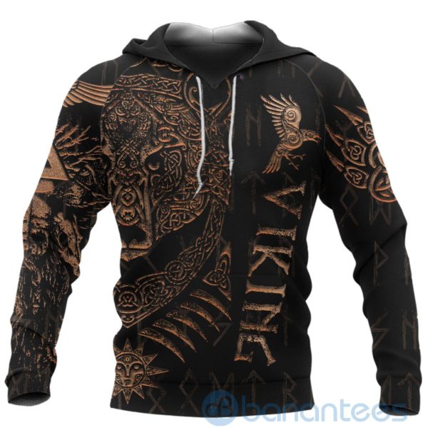 Viking Vintage Bear All Over Printed 3D Hoodie Product Photo