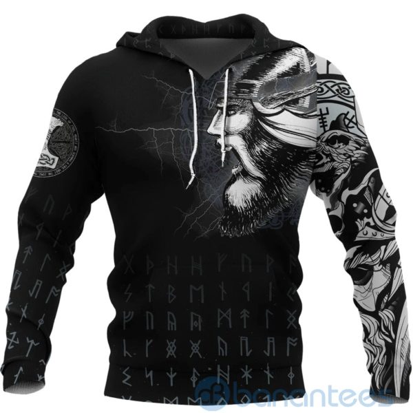 Viking Warrior Tattoo All Over Printed 3D Hoodie Product Photo