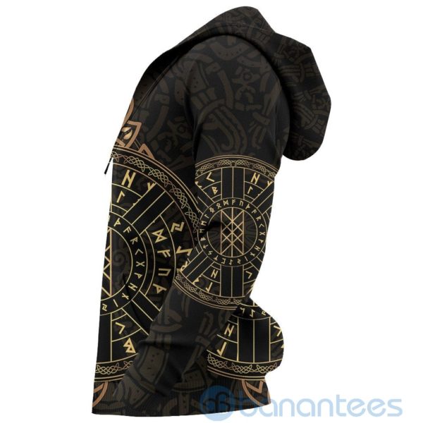 Viking Web Of Wyrd Yggdrasil Gold All Over Printed 3D Hoodie Product Photo