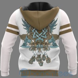 Viking Wolf Graphic Viking Hoodie All Over Printed 3D Hoodie Product Photo