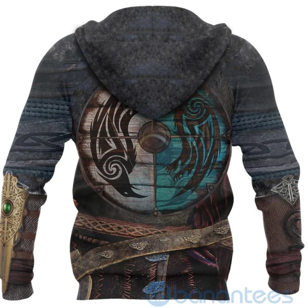 Vikings Armor Valhalla All Over Printed 3D Hoodie Product Photo