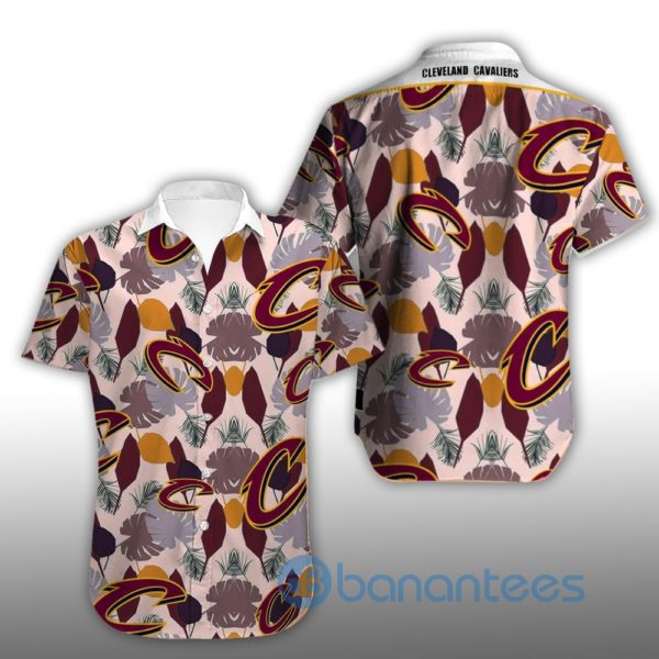 Vintage Cleveland Cavaliers Summer Shirt Short Sleeves Hawaiian Shirt Product Photo