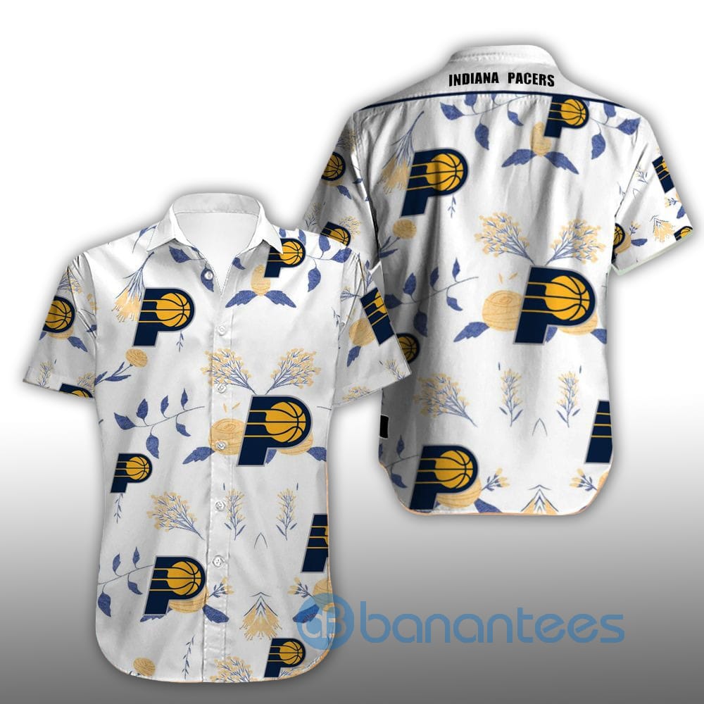 Vintage Indiana Pacers Summer Shirt Short Sleeves Hawaiian Shirt