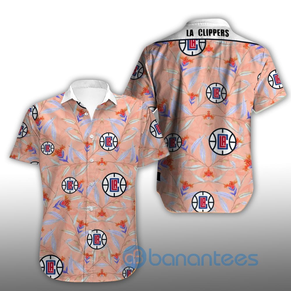 Vintage Los Angeles Clippers Summer Shirt Short Sleeves Hawaiian Shirt