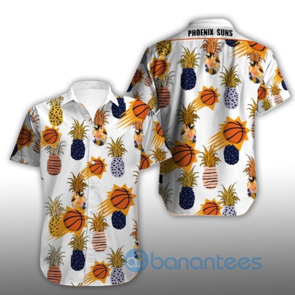 Vintage Phoenix Suns Summer Shirt Short Sleeves Hawaiian Shirt Product Photo