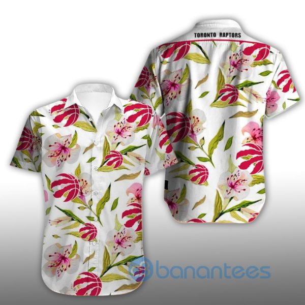 Vintage Toronto Raptors Summer Shirt Short Sleeves Hawaiian Shirt Product Photo