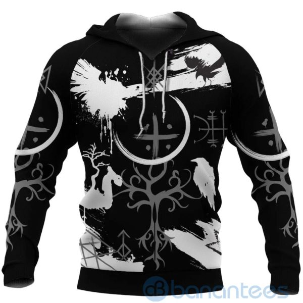 Vintage Viking Norse All Over Printed 3D Hoodie Product Photo
