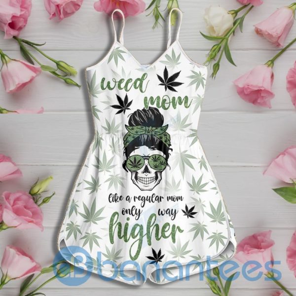 Weed Mom Like A Regular Mom Only Way Higher Rompers For Women Product Photo