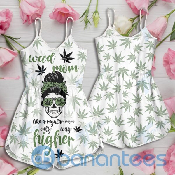 Weed Mom Like A Regular Mom Only Way Higher Rompers For Women Product Photo