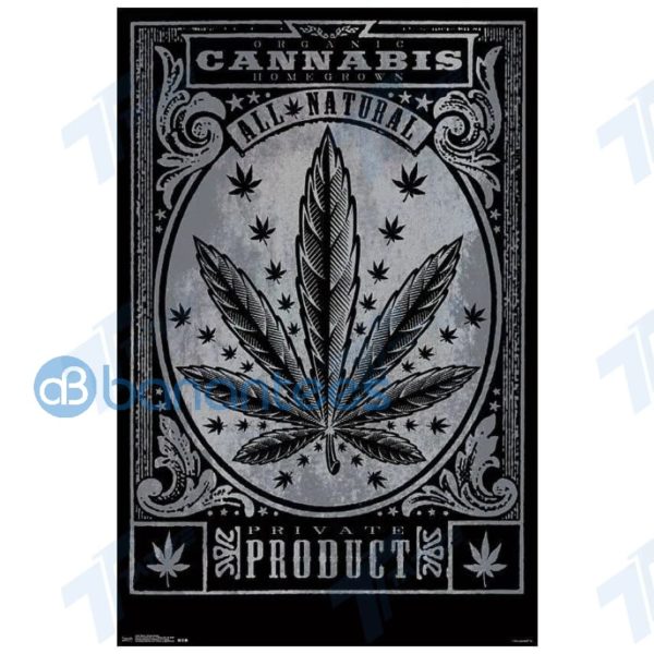 Weed Organic Cannabis Homeground All Nature Private Product Wall Art Print Poster Product Photo