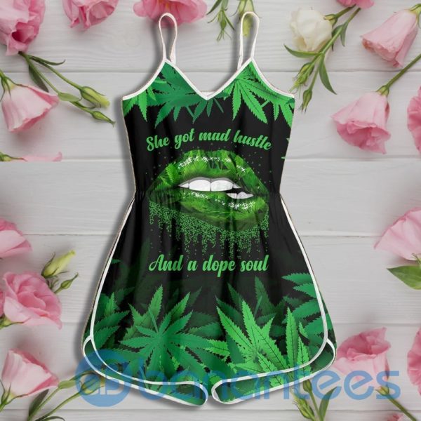 Weed She Got Mad Hustle And A Dope Soul Rompers For Women Product Photo