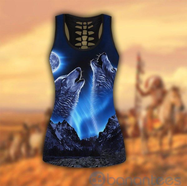 Wolf Moon Tank Top Legging Set Outfit Product Photo