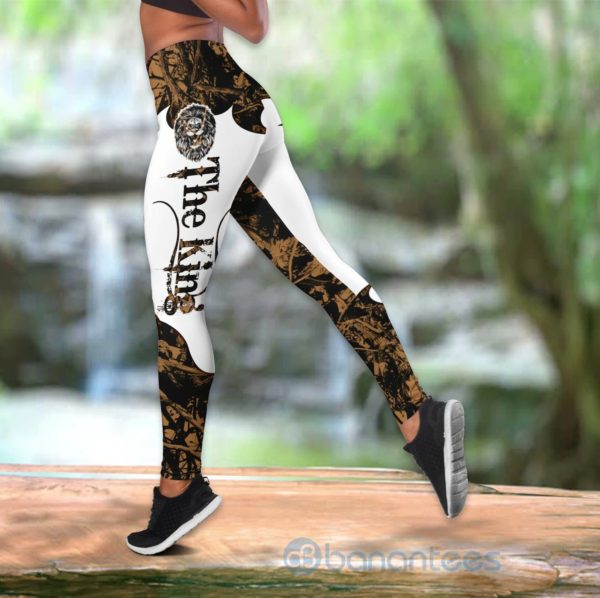 Wolf Native The King Hollow Tank Top Legging Set Outfit Product Photo