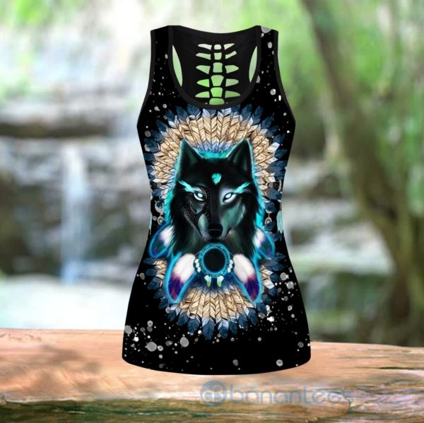 Wolf Native Wild Wolf Tank Top Legging Set Outfit Product Photo