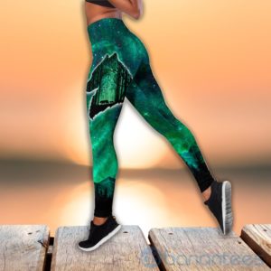 Wolf Tank Forest Top Legging Set Outfit Product Photo