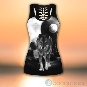 Wolf Tank Top Legging Set Outfit Product Photo