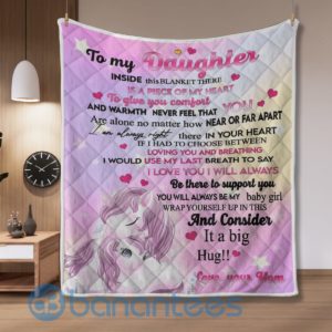 You Will Always Be My Baby Girl Unicorn Quilt Blanket Quilt Product Photo