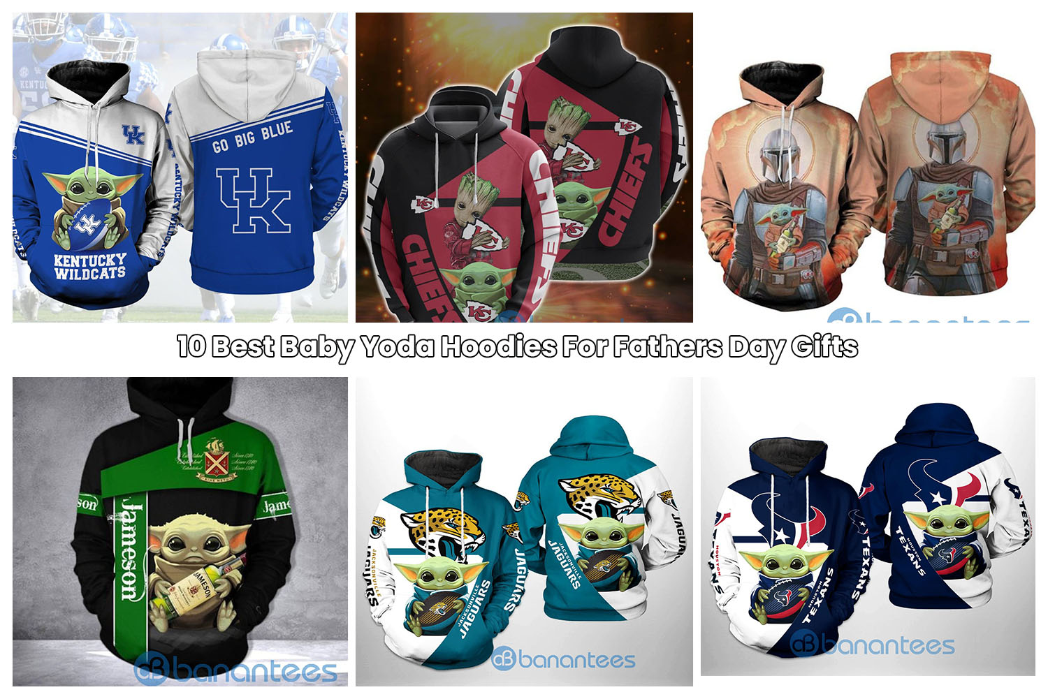 10 Best Baby Yoda Hoodies For Fathers Day Gifts