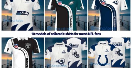 10 models of collared t-shirts for men’s NFL fans