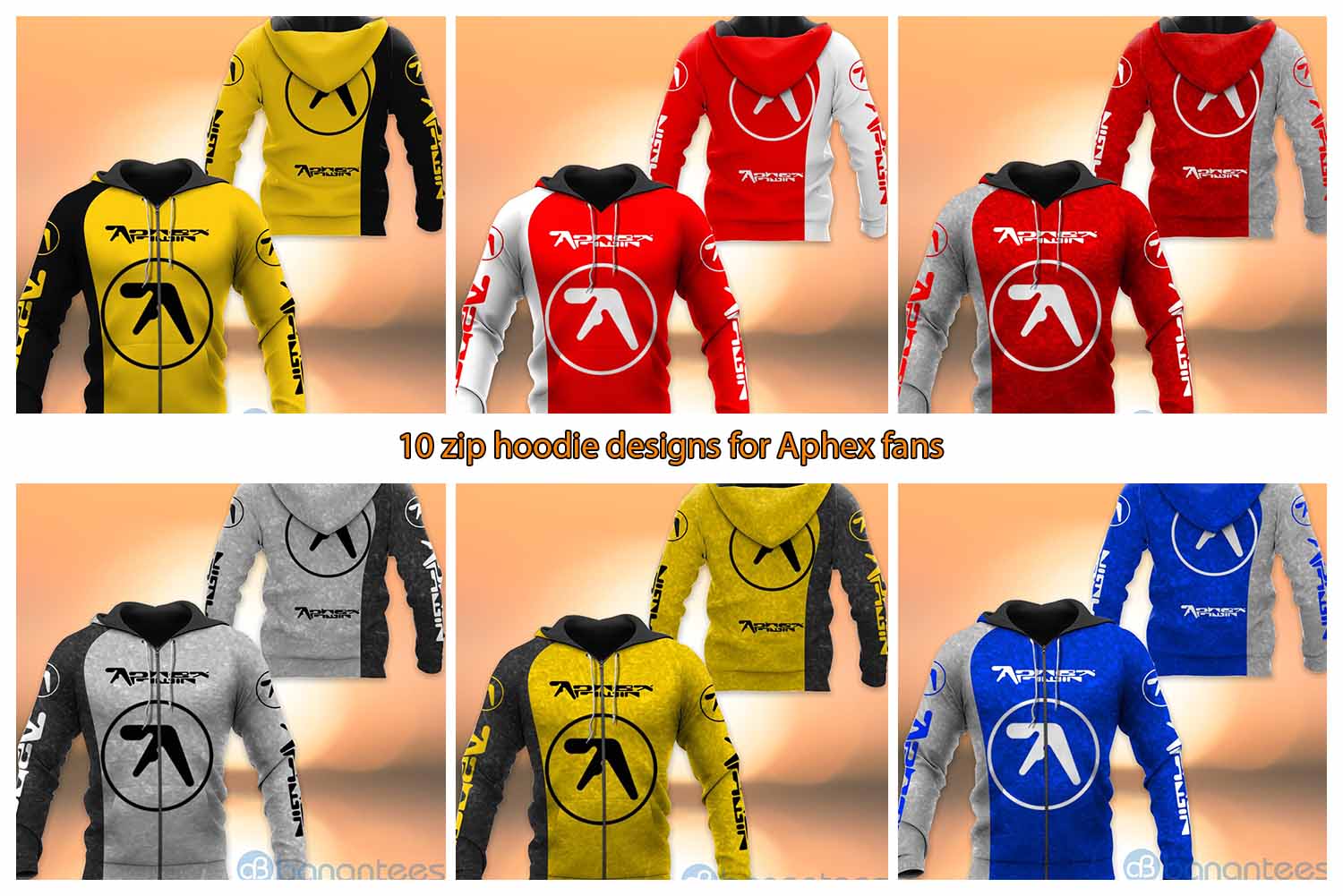 10 zip hoodie designs for Aphex fans